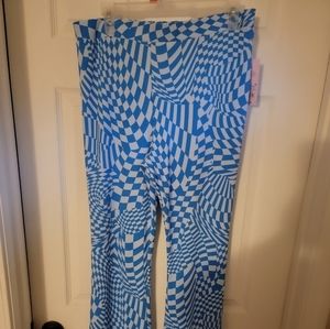 Wild Fable Blue Optical Illusion Pants